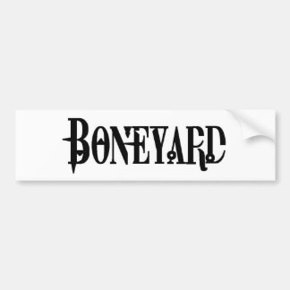 Boneyard - logotyp bildekal