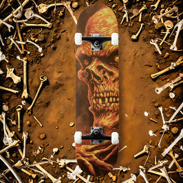 Boneyard Shredder: zombie skeleton Mini Skateboard Bräda 18,5 Cm