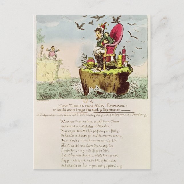 Boneys Elba-ordförande, utgiven av S. Knight Vykort (Framsida)