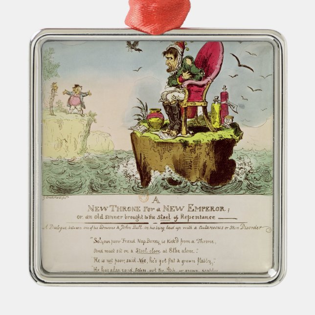 Boneys Elba stol som publiceras av S. Adla Julgransprydnad Metall (Framsidan)