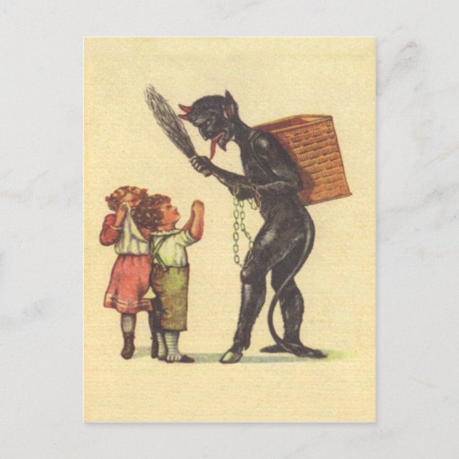 Bönfaller Krampus Vykort (Framsida)