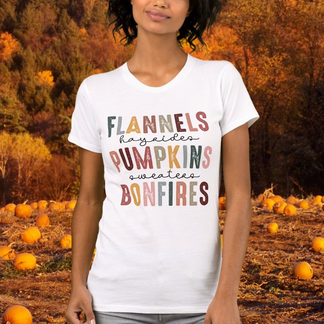 Bonfire Babe & Pumpkin Patch bära Slim Fit T Shirt (Skapare uppladdad)