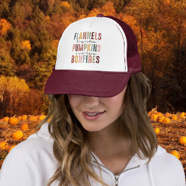 Bonfire Babe & Pumpkin Patch Comfort Bära Keps