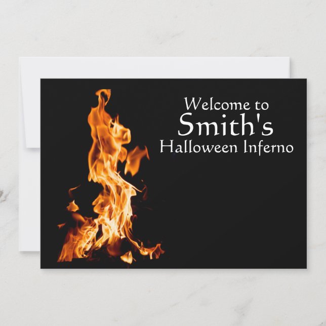 Bonfire Inbjudningar (Framsida)
