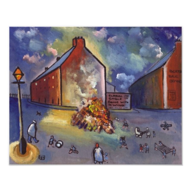(Bonfire night Photo print) Fototryck (Framsidan)