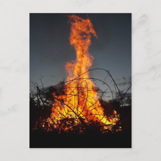 Bonfire på vykort