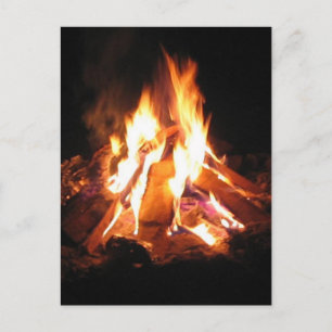 BonFire Party Bon Bonne Fire Inbjudan Vykort