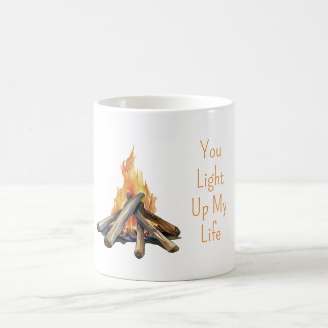 Bonfire You Light Up My Life Kaffemugg (Center)