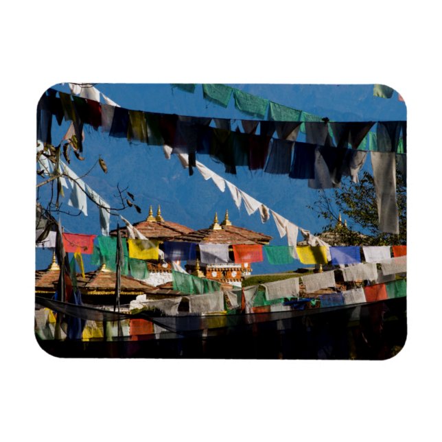 Bönflaggor och chorten magnet (Horisontell)