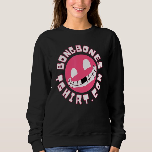 Bong Bones Com Design T Shirt (Framsida)