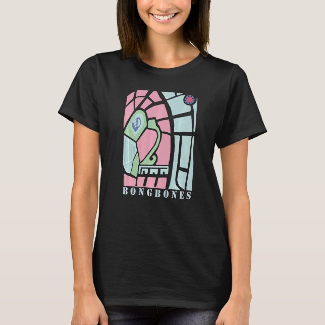 Bong Bones Pastel Färg Aztec Eagle T Shirt (Framsida)