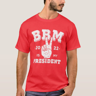 Bong Bong Marcos President BBM 2022 Peace Red T Shirt