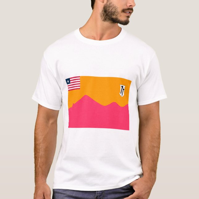 Bong den ståndsmässiga flagga tee shirt (Framsida)