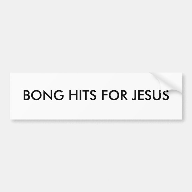 BONG HITS FÖR JESUS BILDEKAL (Framsidan)