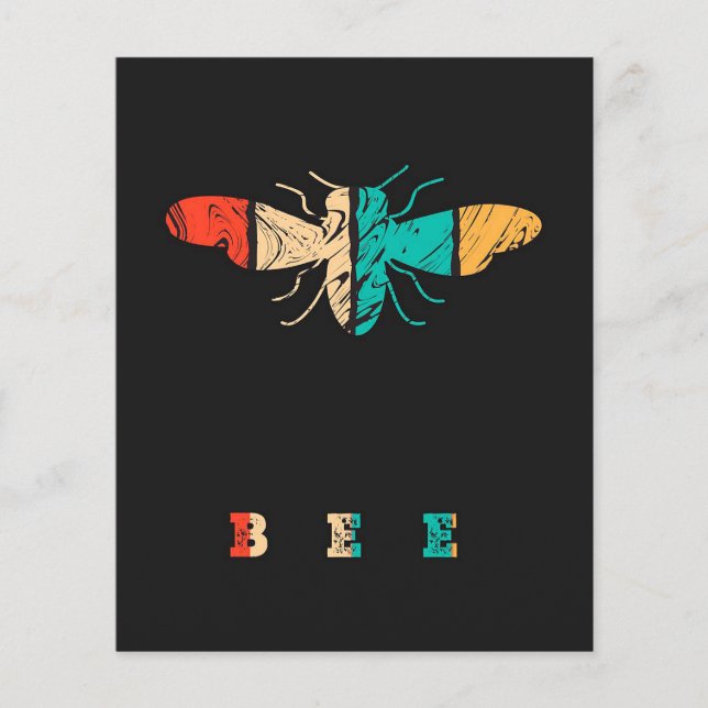 Böngåvor, I Kärlek Bin, biodlingsgåva,Bee-sätning Flygblad (Framsidan)