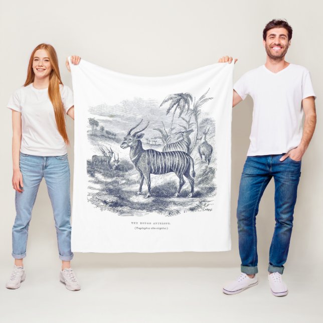 Bongo Antelope Fleece Blanket (På plats)