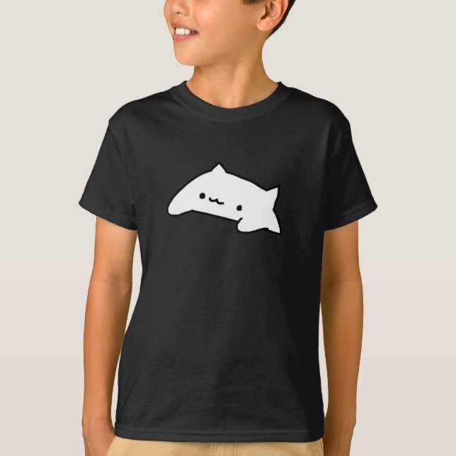Bongo Cat Meme T Shirt (Framsida)