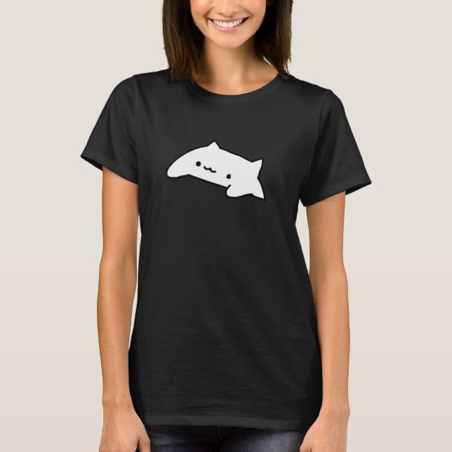 Bongo Cat Meme T-Shirt (Framsida)
