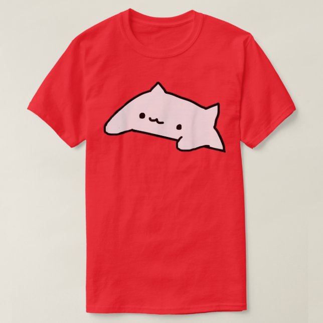 Bongo Cat Meme  T Shirt (Design framsida)