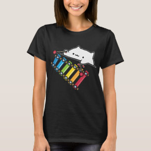 Bongo Cat Pay Marimba t-shirt gullet Gamer-minne