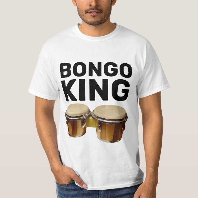BONGO KUNG BONGO DRUMS T-SHIRTS (Framsida)