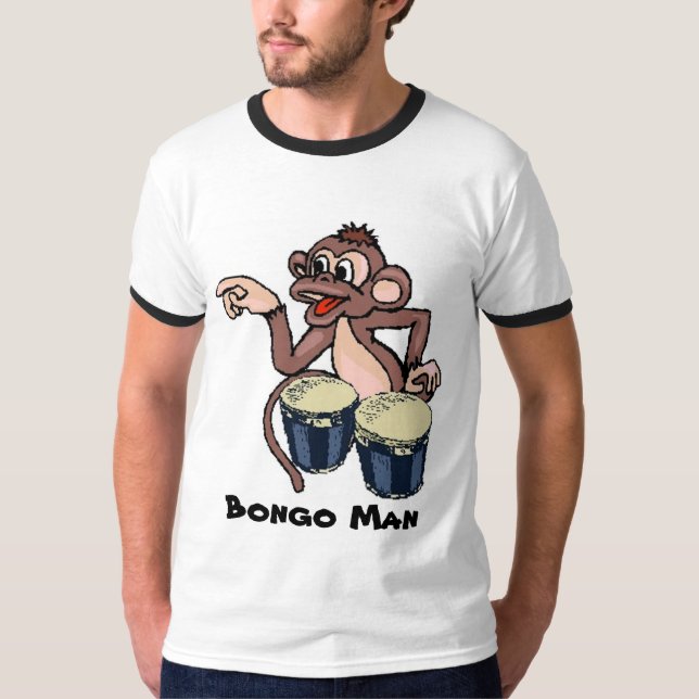 Bongoman Tee Shirt (Framsida)