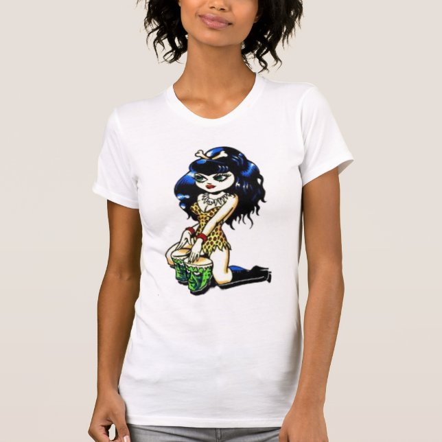 bongos-flicka tee (Framsida)