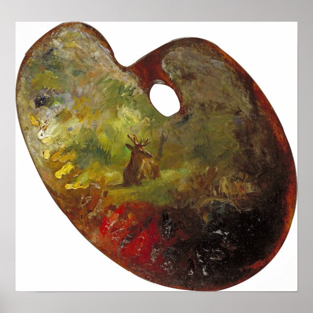 Bonheur - Artists Palette Poster (Framsidan)