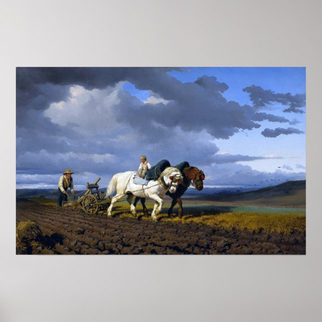 Bonheur - Plowing Poster (Framsidan)