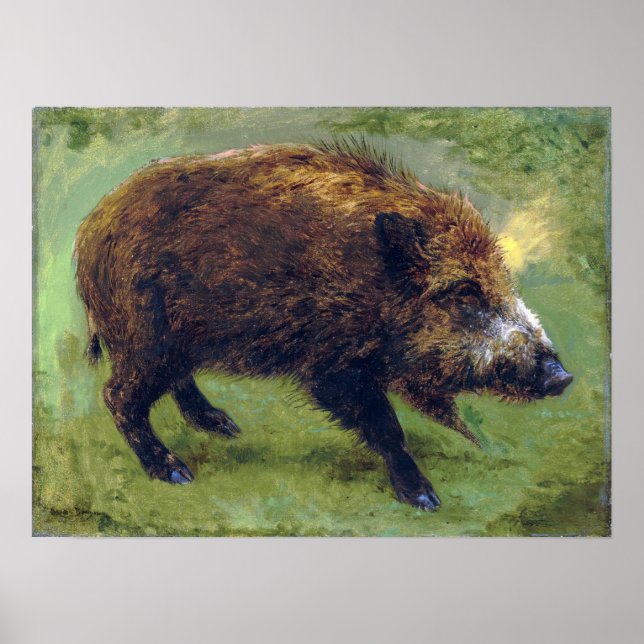 Bonheur - Vilden Boar Poster (Framsidan)