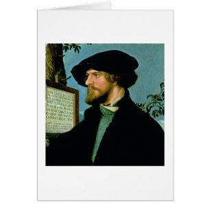 Bonifacius Amerbach, 1519 (olja på pinewood) Hälsningskort