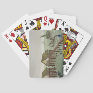 Boningar av den Papu stammen, Rawak, pläterar 22 Casinokort