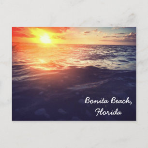 Bonita Beach Solnedgång vykort