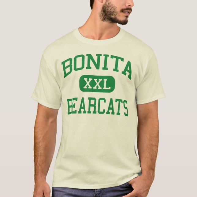 Bonita - Bearcats - kick - La Verne Kalifornien Tee (Framsida)