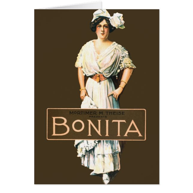 bonita hälsningskort (Framsidan)