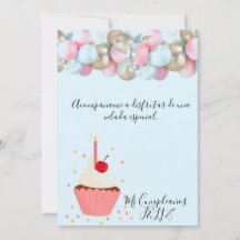 bonita Invitation de festejo