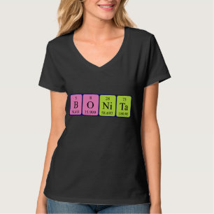 Bonita Periodisk skjorta bord namn T-shirt