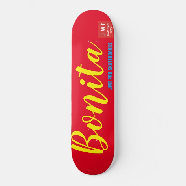 Bonita SKATEBOARDS . JMT SKATEBOARDS (Framsida)