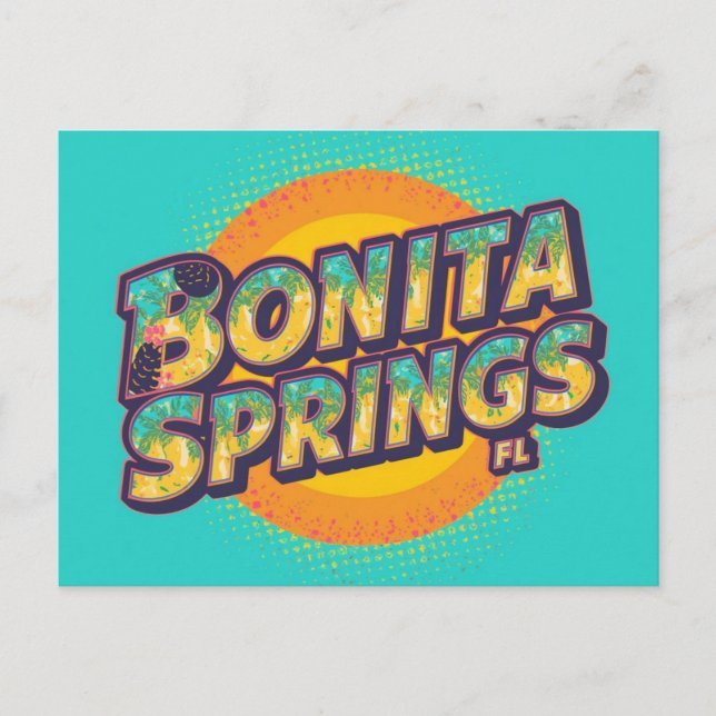 Bonita springs dreaming vykort (Framsida)