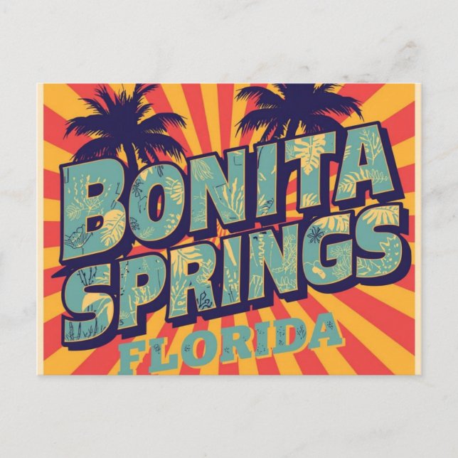 Bonita springs dreaming vykort (Framsida)