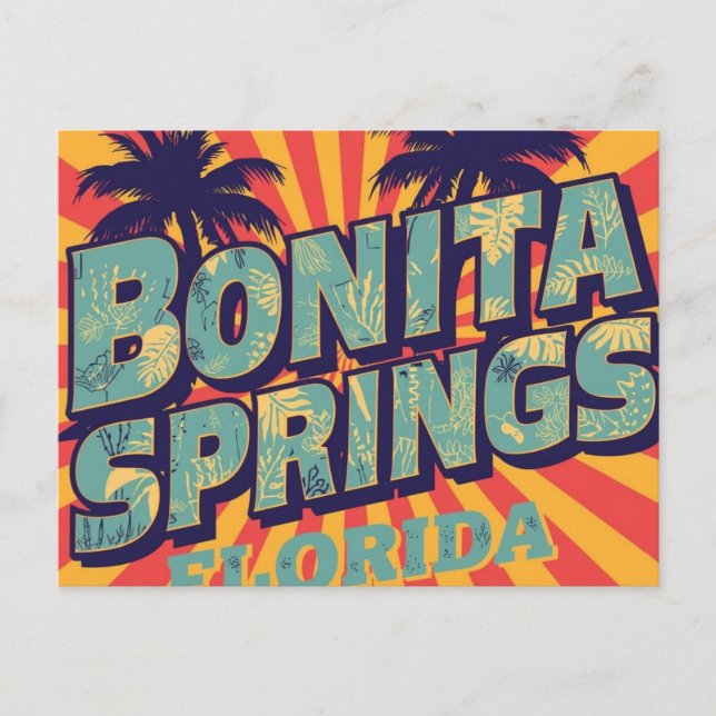 Bonita springs drömmande vykort (Framsida)
