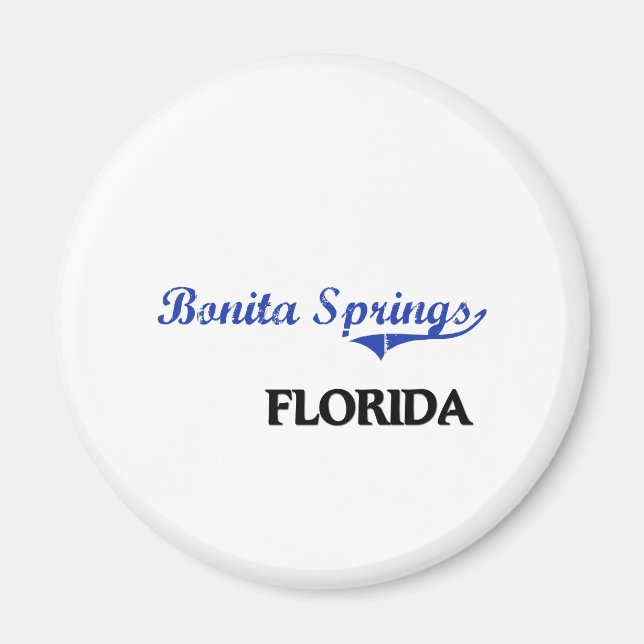 Bonita Vår Florida City Classic Magnet (Framsidan)