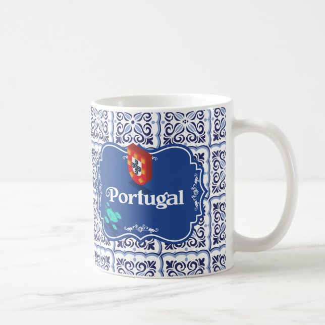 Bonito design tradicional português kaffemugg (Höger)