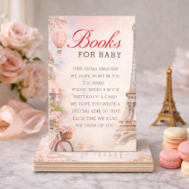 Bonjour Bébé Baby Shower Books for baby Insert Tilläggskort