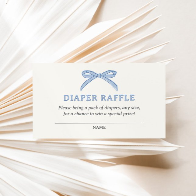 Bonjour Bébé Blue Paris Eiffel Diaper Raffle Tilläggskort (Skapare uppladdad)