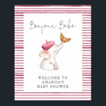 Bonjour Bebe Fransk Elephant Welcome Baby Shower Poster<br><div class="desc">Bonjour Bebe Paris Fransk Elephant Welcome Baby Shower Poster ett välkomsttecken designat med vattencolor inslag för en Fransk med temat Baby Shower. Det är perfekt för mammor att vilja ha en könsneutral babydusch som inspirerats av staden kärlek - Paris. Du kan redigera ordalydelsen - ändra färg, teckensnitt, storlekt. Meddelande mig...</div>