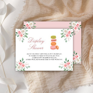 Bonjour Bebe French Cafe Blomsterdisplay dusch Tilläggskort