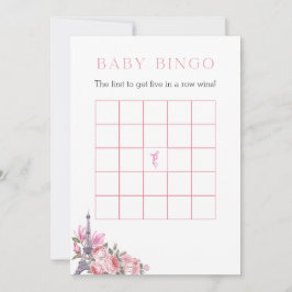 Bonjour Bebe | Hitta gästspelkortet Baby Bingo Inbjudningar
