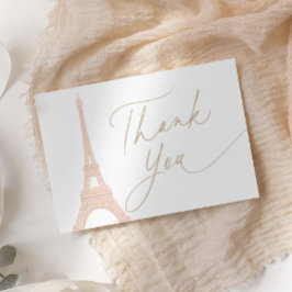 Bonjour Bebe Paris Fransk Baby Shower Tack Kort