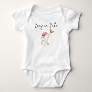 Bonjour Bebe Paris Fransk Baby T Shirt